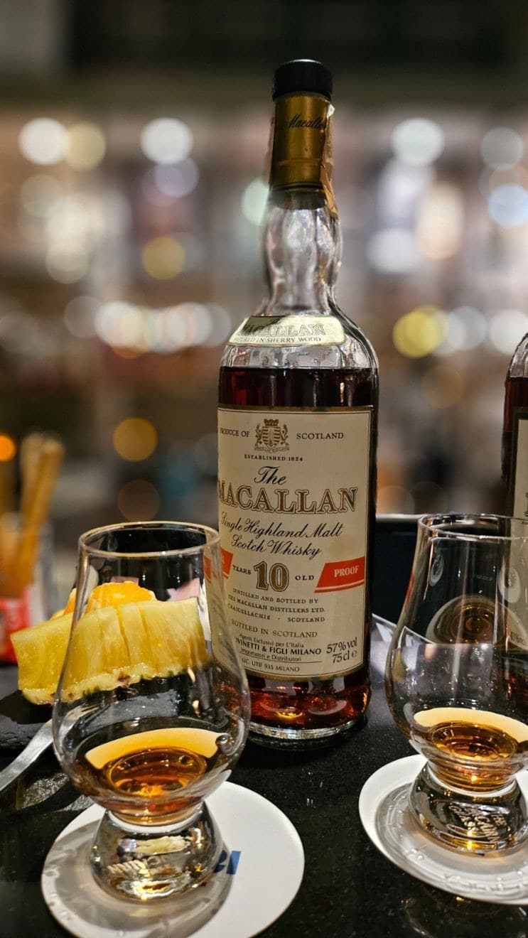 Macallan 10 year old 100 proof Giovinetti 위스키 사진