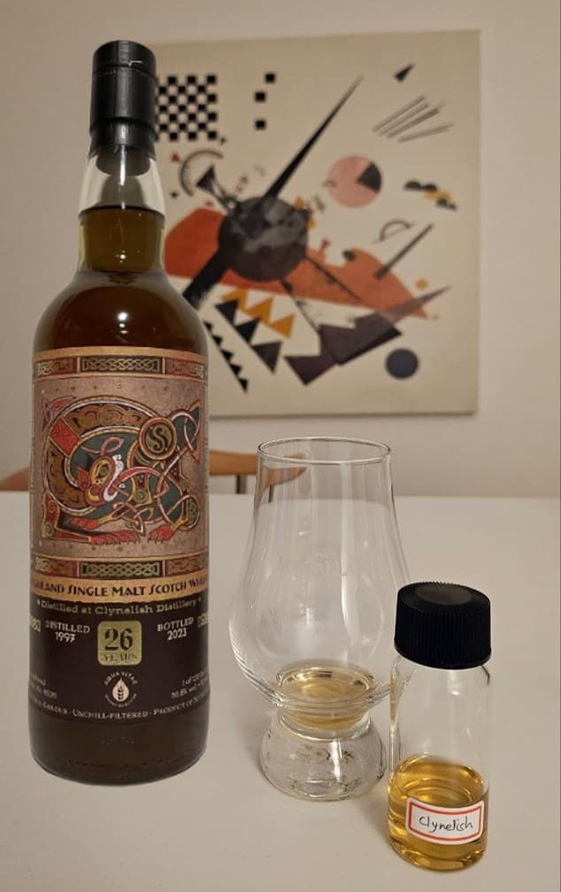 Aqua Vitae Clynelish 1997 26 years old the codex of eternal creatures leopard cat 위스키 사진