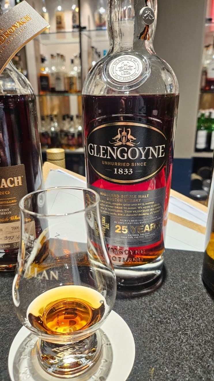 Glengoyne 25 years old 위스키 사진