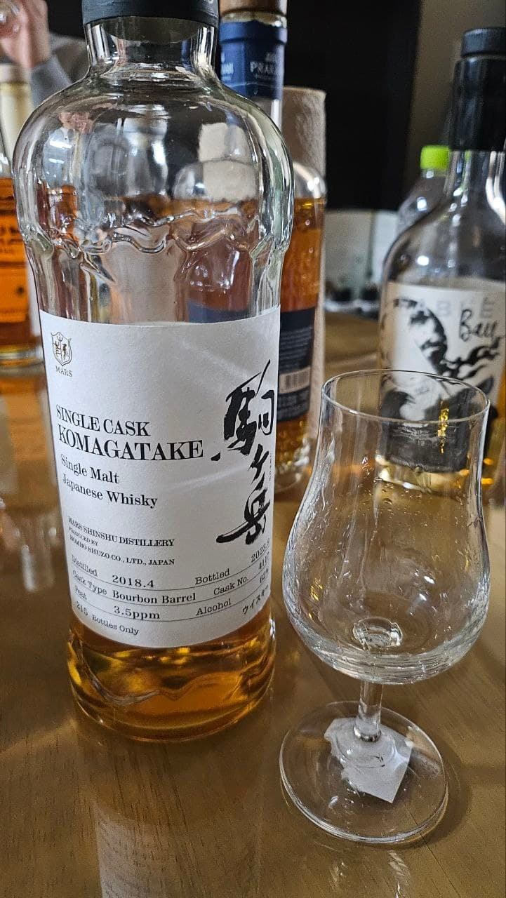 Komagatake Single Cask 2018 Bourbon Barrel 위스키 사진