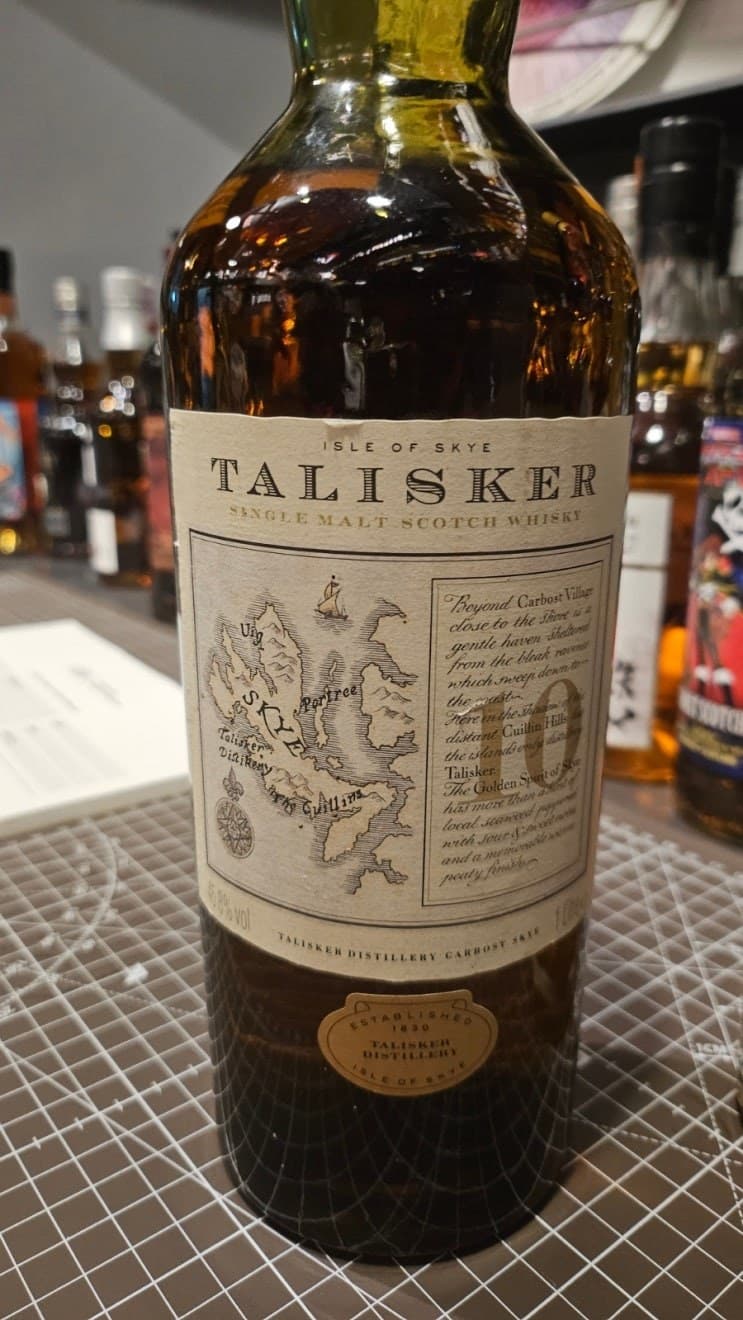 Talisker Blind Tasting 위스키 사진